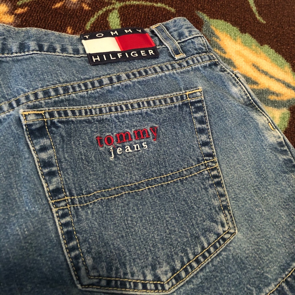 Vtg Denim Tommy Hilfiger Short Shorts